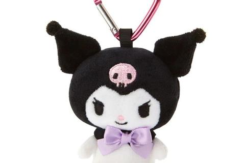 Kuromi Plush Mascot All My Heart Keychain