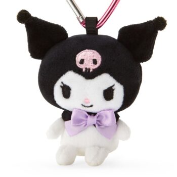 Kuromi Plush Mascot All My Heart Keychain