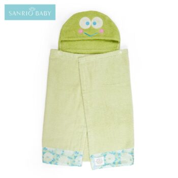 Sanrio Baby Keroppi Hooded Bath Wrap