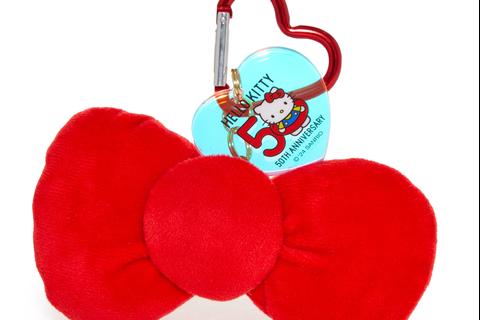 Hello Kitty 50th Anniversary Bow Plush Mascot (2018)