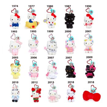 Hello Kitty 50th Anniversary Bow Plush Mascot (2018)