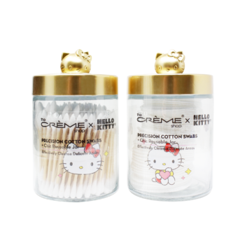 Hello Kitty x The Crème Shop Premium Reusable Jar Set (Gold)