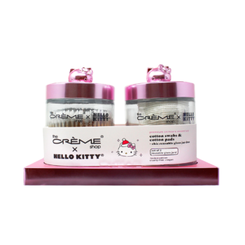 Hello Kitty x The Crème Shop Premium Reusable Jar Set (Pink)