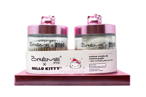 Hello Kitty x The Crème Shop Premium Reusable Jar Set (Pink)