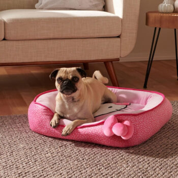 Hello Kitty Pink Pet Bolster Bed (Small)