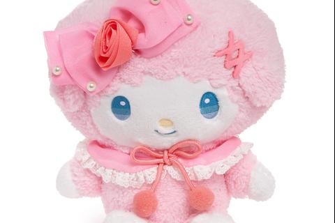 My Sweet Piano 9" Pink Rose Plush