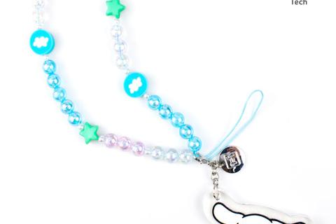 Cinnamoroll Beaded Charm Mobile Phone Wrist Strap