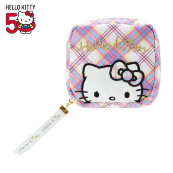 Hello Kitty Mini Zipper Pouch (Hello Kitty Dress Tartan Series)