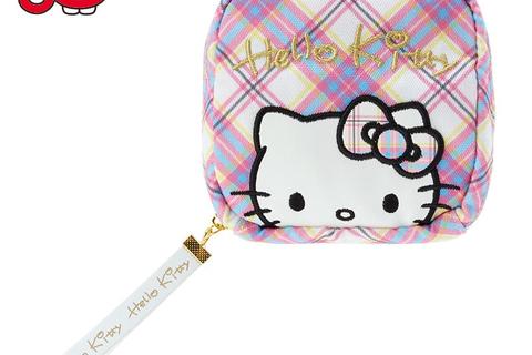 Hello Kitty Mini Zipper Pouch (Hello Kitty Dress Tartan Series)