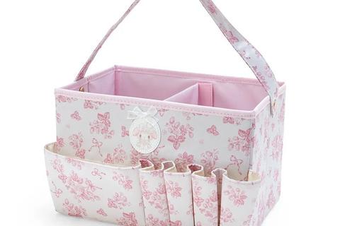 My Melody Foldable Storage Caddy (White Strawberry Series)