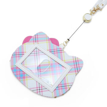 Hello Kitty Card Case with Key Reel (Hello Kitty Dress Tartan Series)