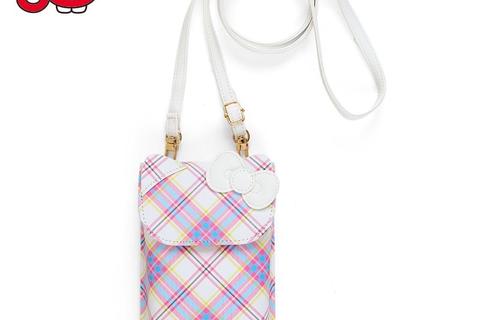 Hello Kitty Crossbody Phone Bag (Hello Kitty Dress Tartan Series)