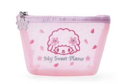 My Sweet Piano Mesh Zipper Pouch (Pink Sakura Series)