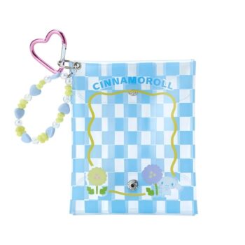 Cinnamoroll Clear Snap Mini Pouch (Pastel Check Series)