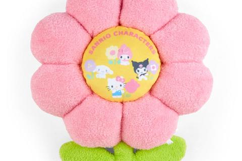 Sanrio Characters Daisy Throw Pillow (Pastel Check Series)