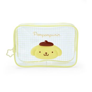 Pompompurin Clear Grid Zipper Pouch