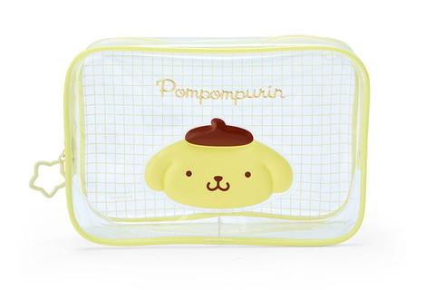 Pompompurin Clear Grid Zipper Pouch