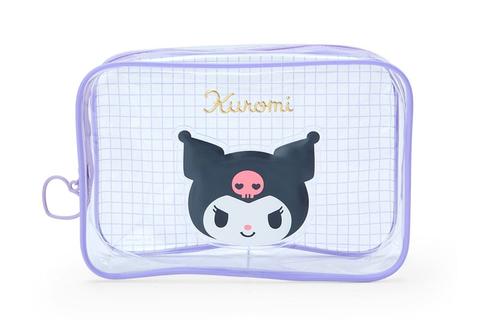 Kuromi Clear Grid Zipper Pouch