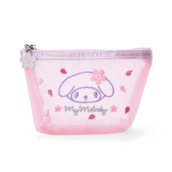 My Melody Mesh Zipper Pouch (Pink Sakura Series)