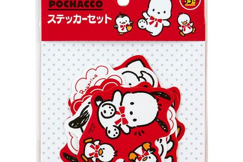 Pochacco 10-pc Sticker Pack (35th Anniversary Red Ribbon Series)