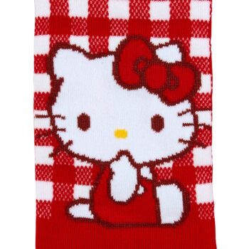 Hello Kitty Checkered Ankle Socks