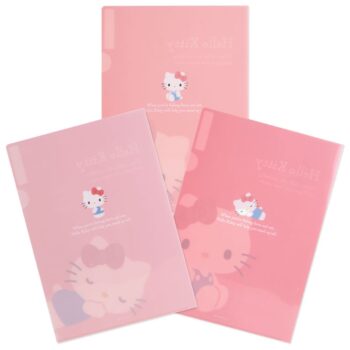 Hello Kitty Expressions 3-pc Clear File Folder Set