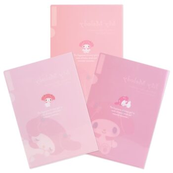 My Melody Expressions 3-pc Clear File Folder Set