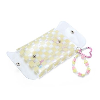 Hello Kitty Clear Snap Mini Pouch (Pastel Check Series)