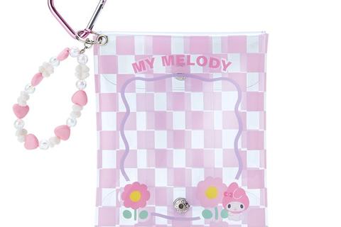 My Melody Clear Snap Mini Pouch (Pastel Check Series)