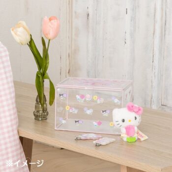 Sanrio Characters Clear Storage Case (Pastel Check Series)