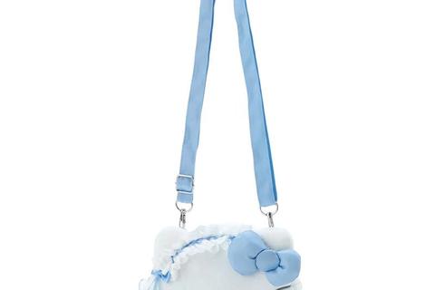 Hello Kitty Plush Crossbody Bag (Sky Blue Series)