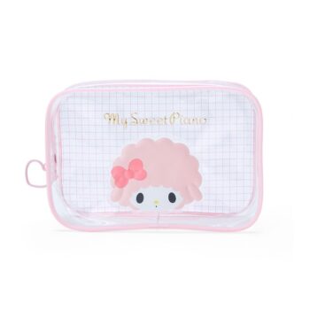 My Sweet Piano Clear Grid Zipper Pouch