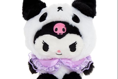 Kuromi 6" Panda Bean Doll Plush