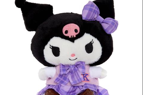 Kuromi 8" Plush (Uniform Series)