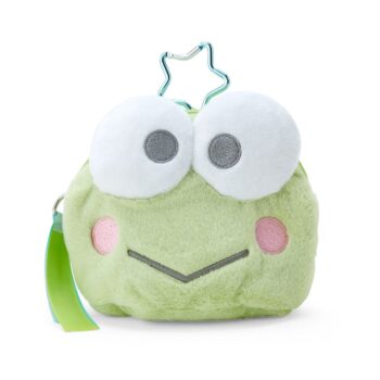 Keroppi Plush Mini Face Pouch