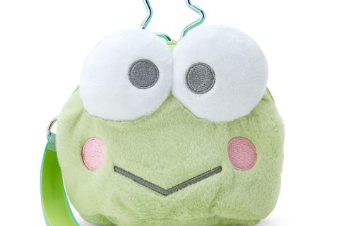 Keroppi Plush Mini Face Pouch