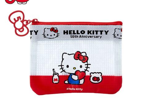 Hello Kitty Mini Flat Pouch (Hello, Everyone! Series)