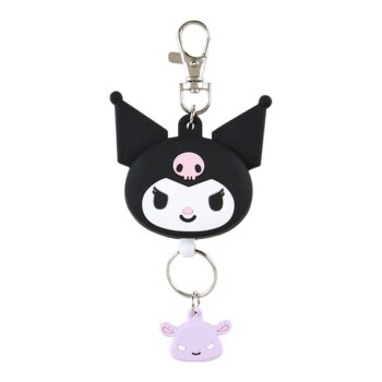 Kuromi Bestie Face Badge Reel