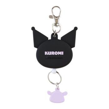 Kuromi Bestie Face Badge Reel