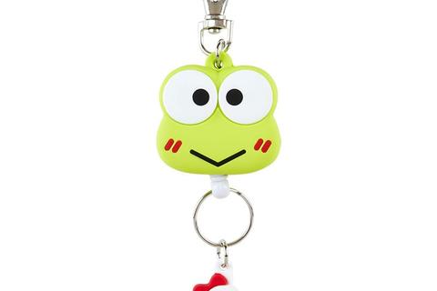 Keroppi Bestie Face Badge Reel