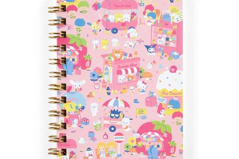 Sanrio Characters Compact Ruled Notebook