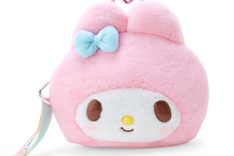 My Melody Plush Mini Face Pouch