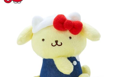 Pompompurin Mascot Keychain Plush (Hello, Everyone! Series)