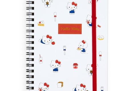 Hello Kitty Lined Notebook (Elastic Closure)