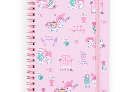 My Melody Lined Notebook (Elastic Closure)