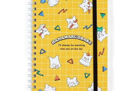 Hanamaruobake Lined Notebook (Elastic Closure)