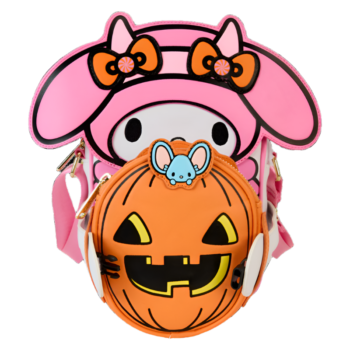 My Melody x Loungefly Pumpkin Crossbuddies Bag