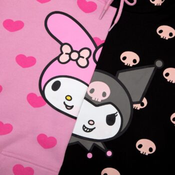 My Melody & Kuromi x Dumbgood Split Hoodie