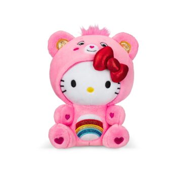 Hello Kitty x Care Bears 8" Plush (Cheer Bear)