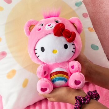 Hello Kitty x Care Bears 8" Plush (Cheer Bear)